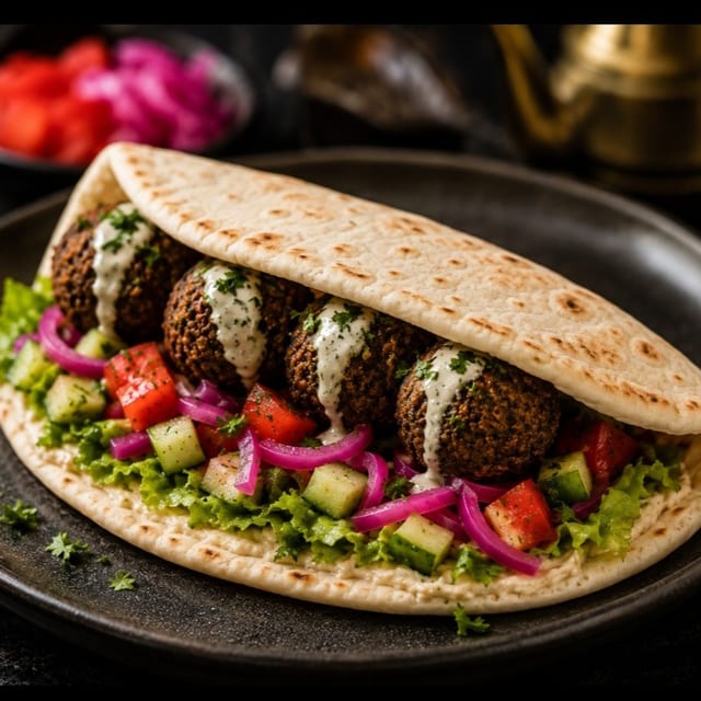 Falafel Sandwich.