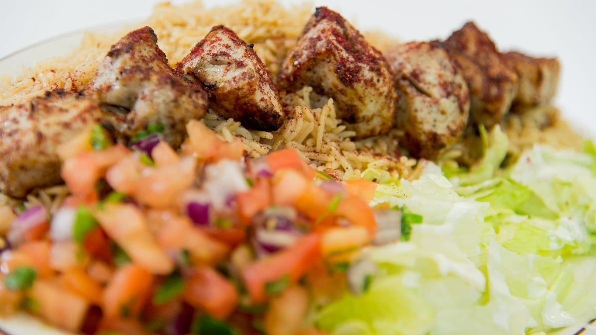Chicken Sheekh / Shish Kabobs.
