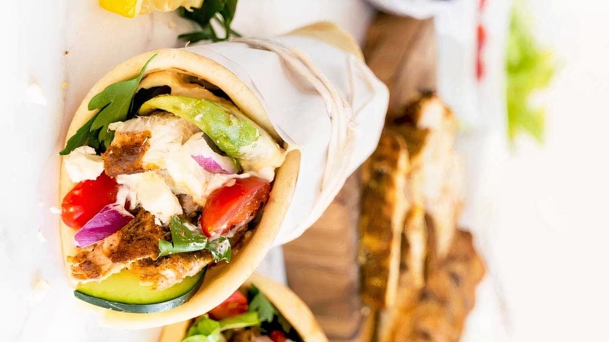Chicken Shawarma Sandwich.