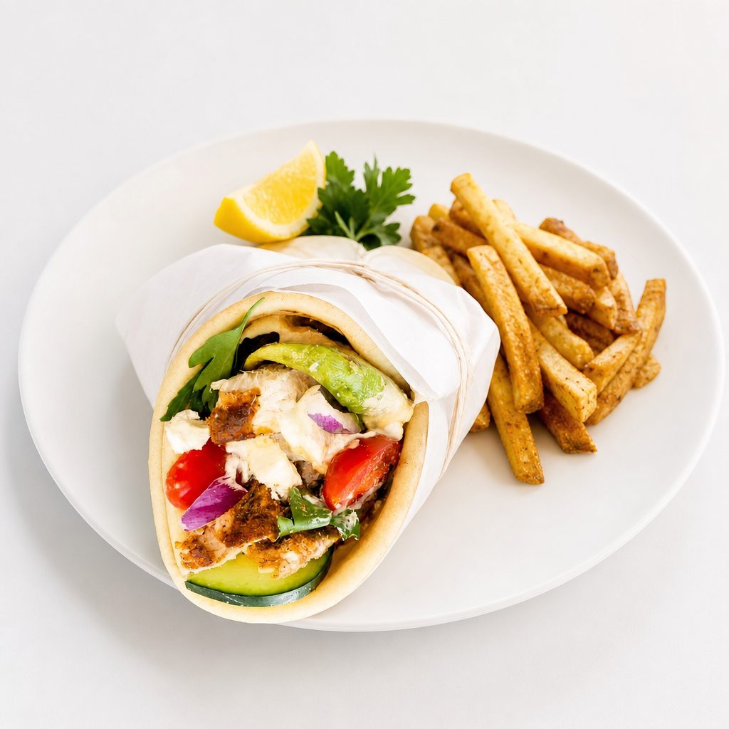 Chicken Shawarma Sandwich.