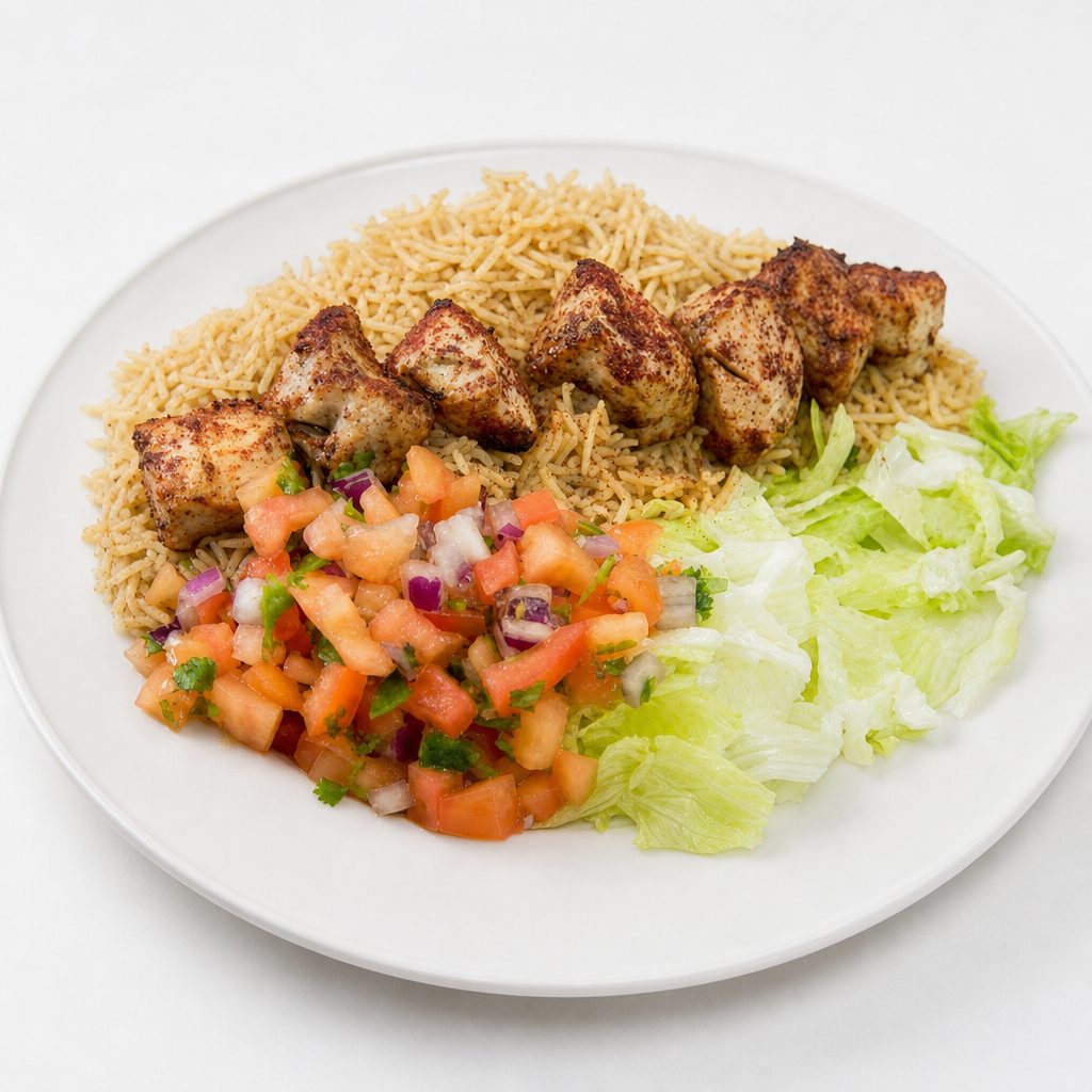 Chicken Sheekh / Shish Kabobs.