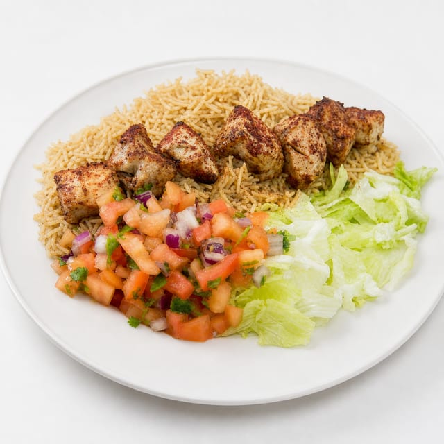 Chicken Sheekh / Shish Kabobs.