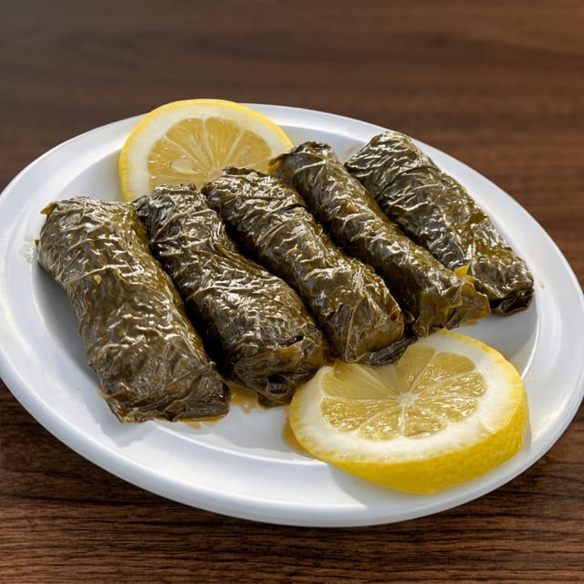 Grape Leaves.
