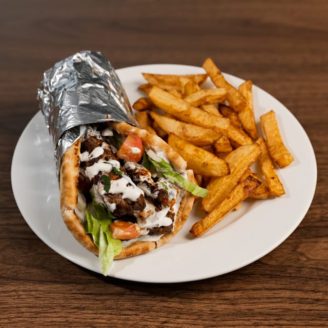 NY Style Pita Sandwich.