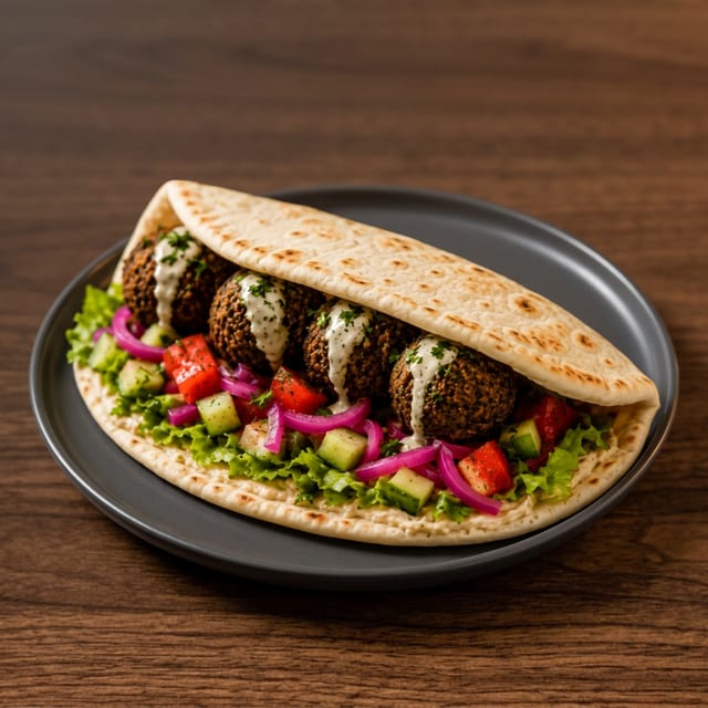 Falafel Sandwich.